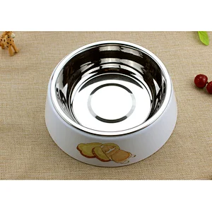Customized Sublimation Pet Bowl with Stainless Steel Bowl