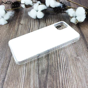 Crystal Clear Protective Cover sublimation Soft TPU case with plastic film for IP 11