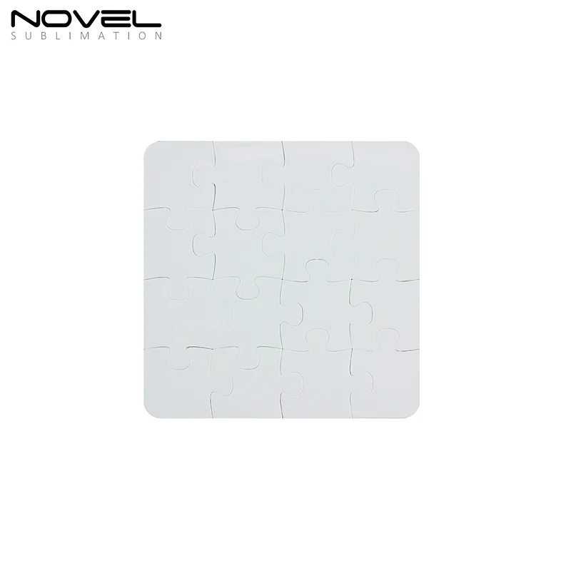 16pcs Jigsaw Puzzle Square Sublimation Blank Plastic Puzzle