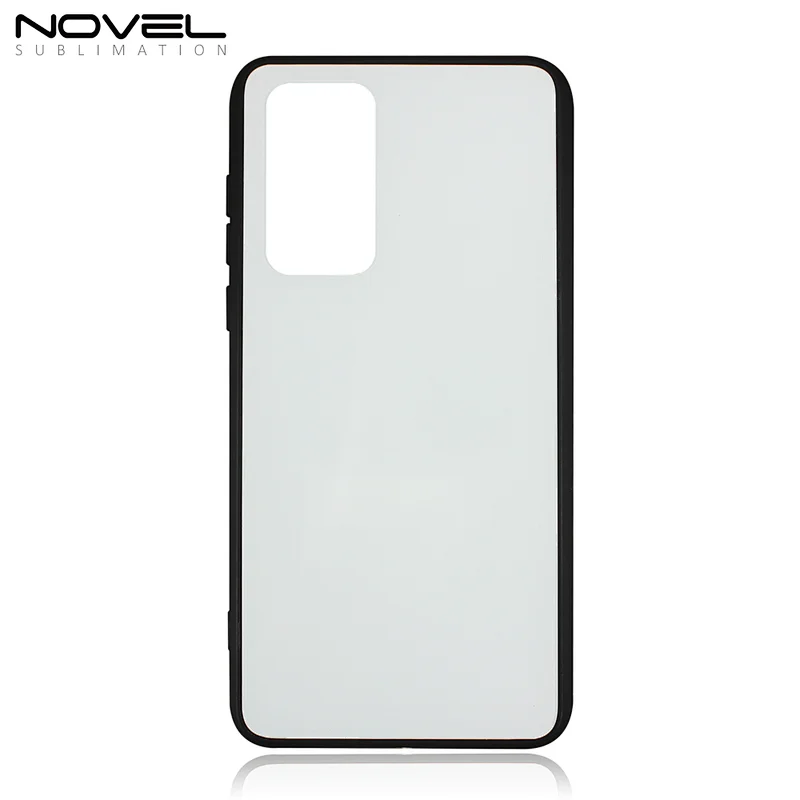 New arrival Photo printing sublimation bank TPU phone case with tempered glass insert for HUAWEI P40