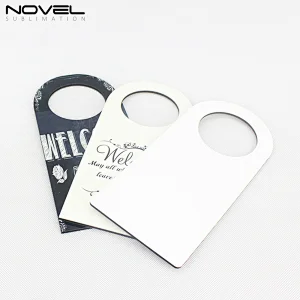 Custom Sublimation MDF Door Hanger One-sided Printed Door Hanger