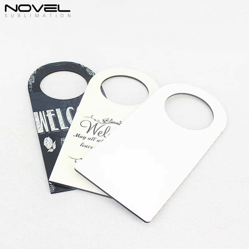 Custom Sublimation MDF Door Hanger One-sided Printed Door Hanger
