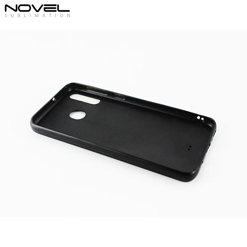 2D soft TPU Rubber Sublimation blank Phone Case For Samsung Galaxy M30 with metal sheet insert
