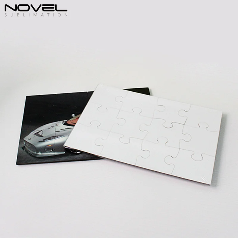 Sublimation Hardwood MDF Jigsaw Puzzle 12 Pieces Rectangle