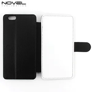 New style sublimation flip leather phone case for IP 6/6S plus, with TPU Case Inside