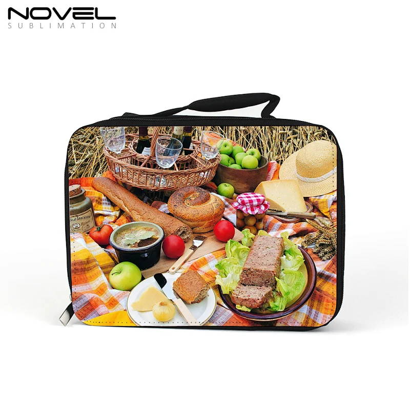 Portable Premium quality Sublimation Blank Lunch Bag Insulation Bag Outdoor Multifunction Picnic Bag Refrigerated Aluminum Lunch