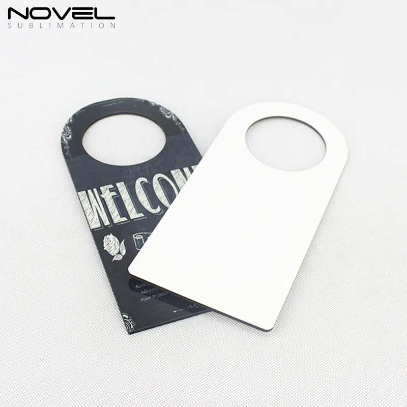 Custom Sublimation MDF Door Hanger One-sided Printed Door Hanger