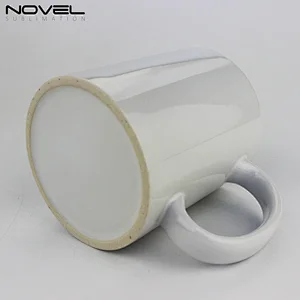 Christmas DIY Mugs White Coated Ceramic Cups  11 OZ Sublimation Mugs Blank
