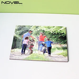 Fashion 24 Pieces Rectangle Sublimation MDF Puzzle