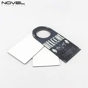 Custom Sublimation MDF Door Hanger One-sided Printed Door Hanger