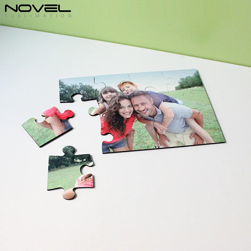 Sublimation Hardwood MDF Jigsaw Puzzle 12 Pieces Rectangle