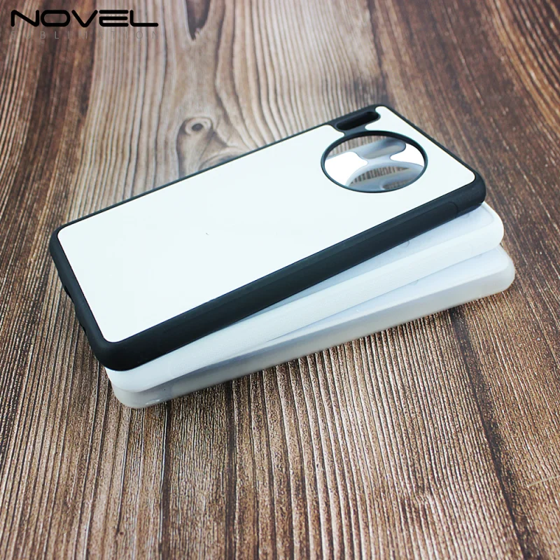 High quality 2D Sublimation TPU + PC White Clear Black Phone Case for HuaWei Mate 30