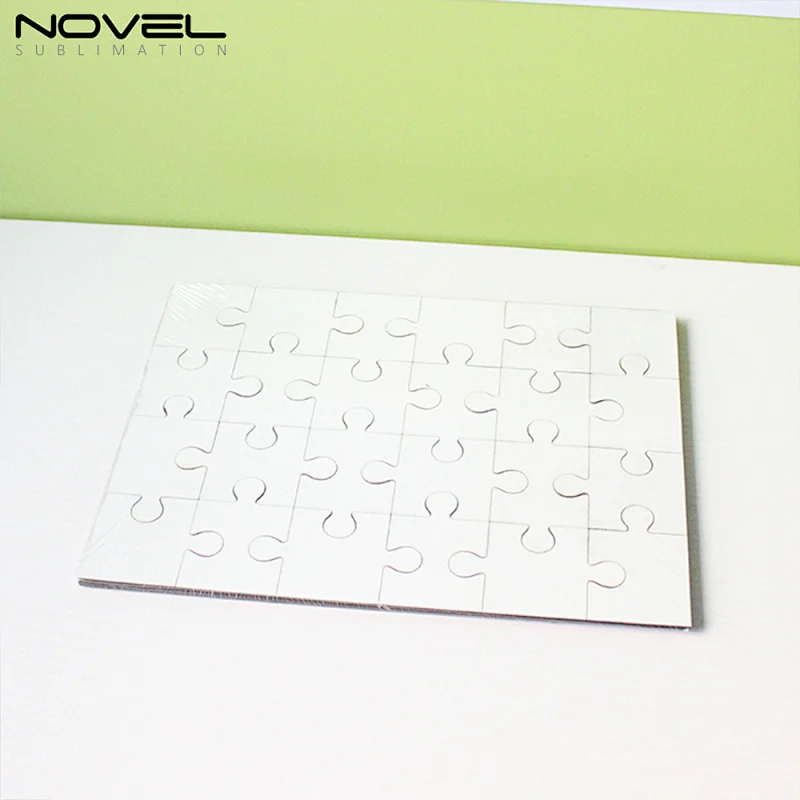 Fashion 24 Pieces Rectangle Sublimation MDF Puzzle