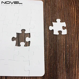 24pcs Polymer Puzzle A5 Size Sublimation Blank Jigsaw Puzzle