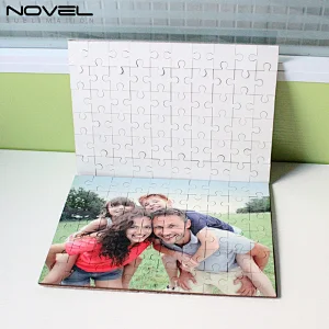 Custom Sublimation 60 Pieces Rectangle MDF Jigsaw Puzzle