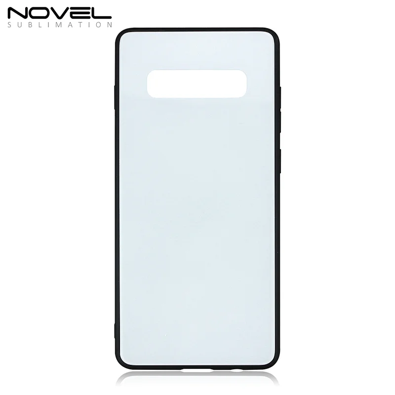 For Galaxy S10 Plus Premium Sublimation Blank TPU Tempered Glass Phone Case