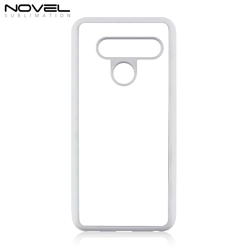 High quality Phone accessories 2D TPU sublimation cell phone back cover case for LG V50 OEM Blank case for Printing