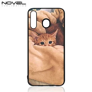 2D soft TPU Rubber Sublimation blank Phone Case For Samsung Galaxy M30 with metal sheet insert