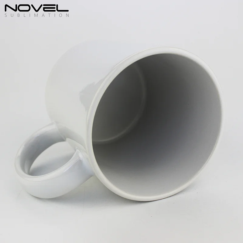Christmas DIY Mugs White Coated Ceramic Cups  11 OZ Sublimation Mugs Blank