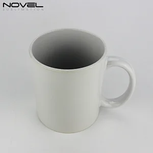 Christmas DIY Mugs White Coated Ceramic Cups  11 OZ Sublimation Mugs Blank
