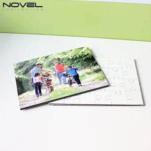 Fashion 24 Pieces Rectangle Sublimation MDF Puzzle