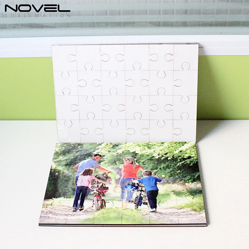 Fashion 24 Pieces Rectangle Sublimation MDF Puzzle