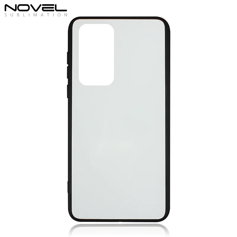 2020 new products custom design Tempered glass insert Sublimation Blank TPU phone case for HUAWEI P40 Pro
