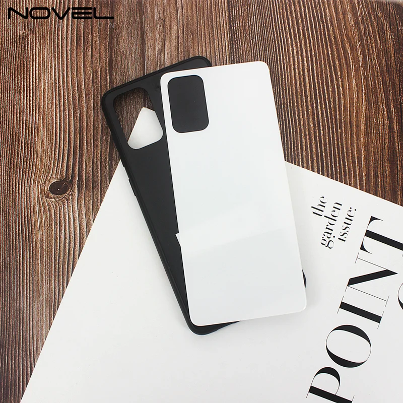 New arrival wireless charging function tempered glass insert sublimation TPU phone case for Samsung S20 Plus