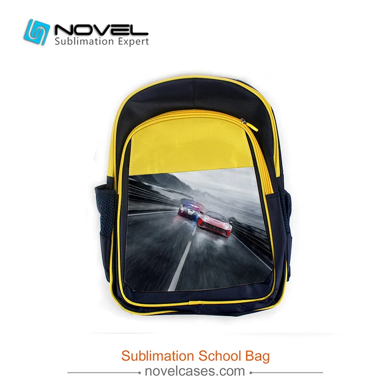 diy sublimation school backpack bag for kids , big size blank bag