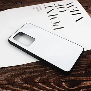 2020 new products custom design Tempered glass insert Sublimation Blank TPU phone case for HUAWEI P40 Pro