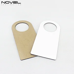Custom Sublimation MDF Door Hanger One-sided Printed Door Hanger