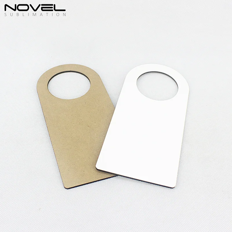 Custom Sublimation MDF Door Hanger One-sided Printed Door Hanger