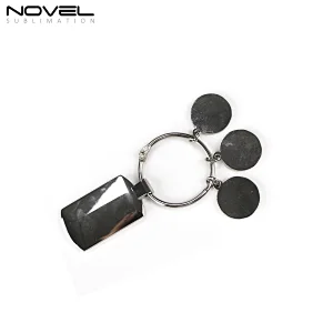Custom Charms Set Keychain Family Photo Keychain Tag Metal KeyringSublimation Blank Metal Key chain DIY Photo