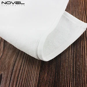 Home Hotel Soft Hand Towels Polyester Cotton White Square Blank DIY Printing Sublimation Towel