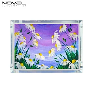 Personality Fancy Blank Bevel Edge Crystal Photo Frames