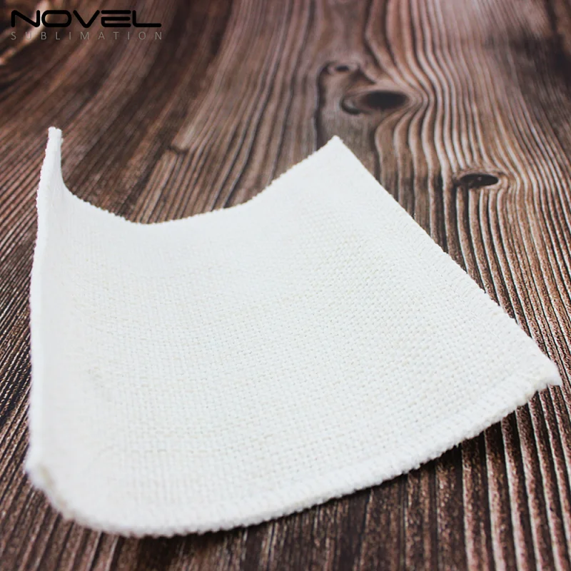 high quality customized sublimation blank square linen coaster