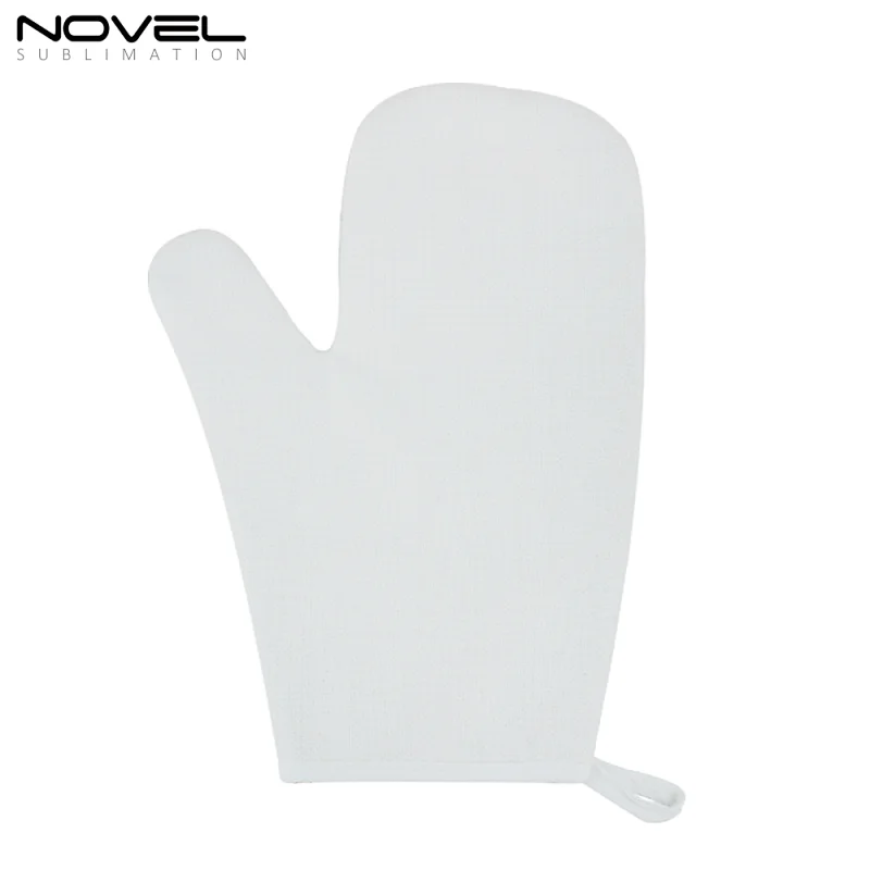 Popular Cotton Linen Sublimation Blank Heat Protection Gloves