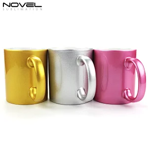 11OZ pearl electroplated colorful sublimation coffee mug