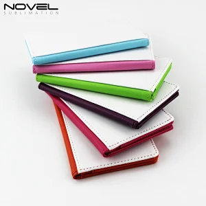 Different colors assorted Sublimation blank PU leather passport holders