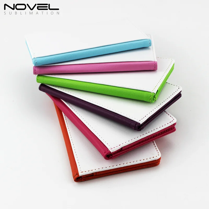 Different colors assorted Sublimation blank PU leather passport holders