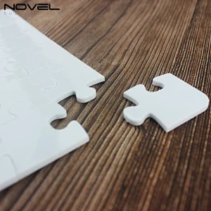 A4 Size DIY  Sublimation Blank Plastic Hard Board Polymer Jigsaw Puzzle