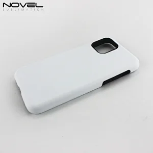 High quality 2in1 3D Coating case Sublimation cover customized DIY Cell Phone case for IP 11