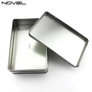 Crafts Use DIY Rectangular Blank White Sublimation Metal tin box