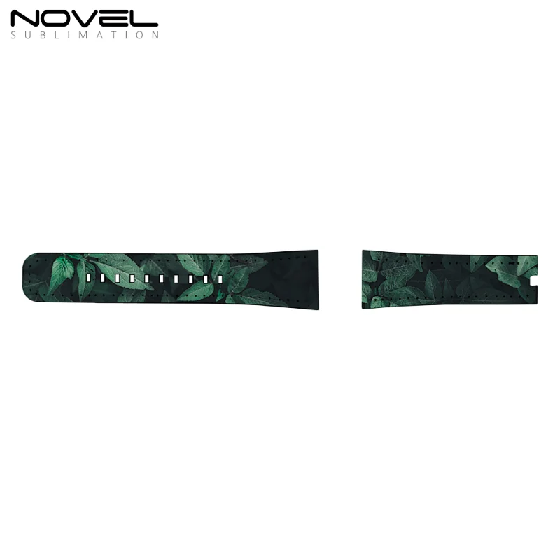 DIY Sublimation PU Leather Watch Band For Apple Watch Series 3