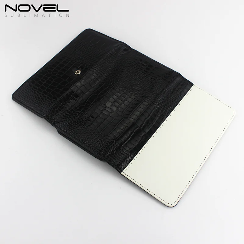 Sublimation Tri-Fold Wallet for Lady With crocodile Grain