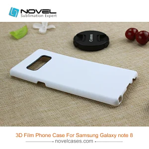 High Quality Sublimation 3D Film Mobile Phone Case For Galaxy Note 8