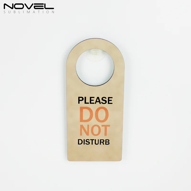 double-sided Printable Sublimation decorative Blank MDF door hanger