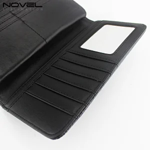 Sublimation Tri-Fold Wallet for Lady With crocodile Grain