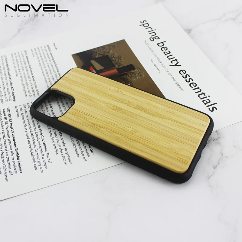 Blank Bamboo Sublimation Phone Case For IP 11 Pro with Wireless charging