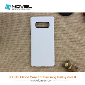 High Quality Sublimation 3D Film Mobile Phone Case For Galaxy Note 8